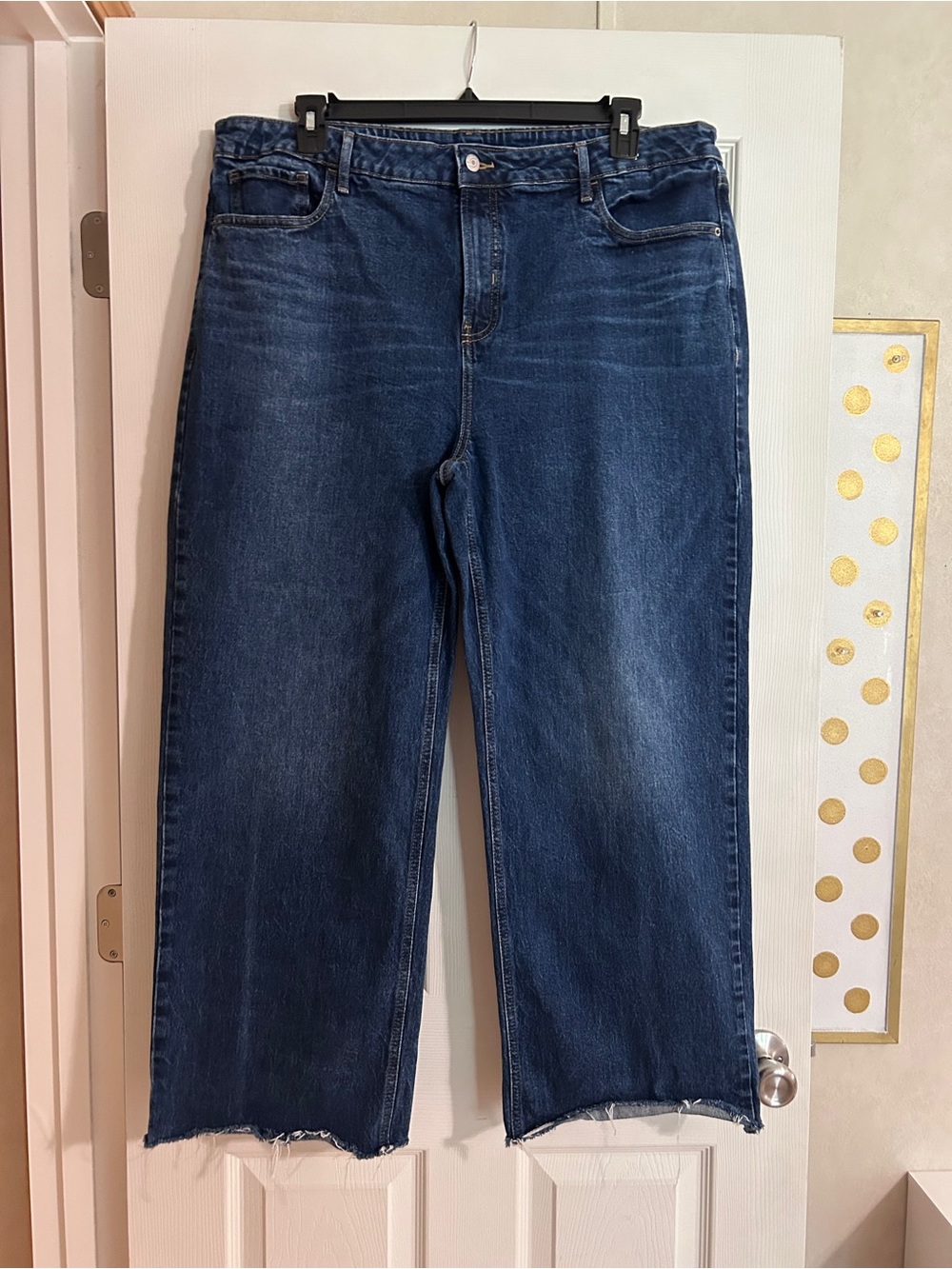 OLD NAVY Extra High-Rise Wide-Leg Jeans Blue Size 20